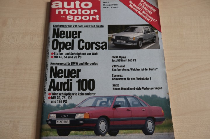 Deckblatt Auto Motor und Sport (17/1982)